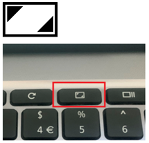 Chromebook full screen key